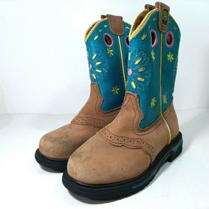 John Deere Children's Boots Child Pull On 2157 Tea